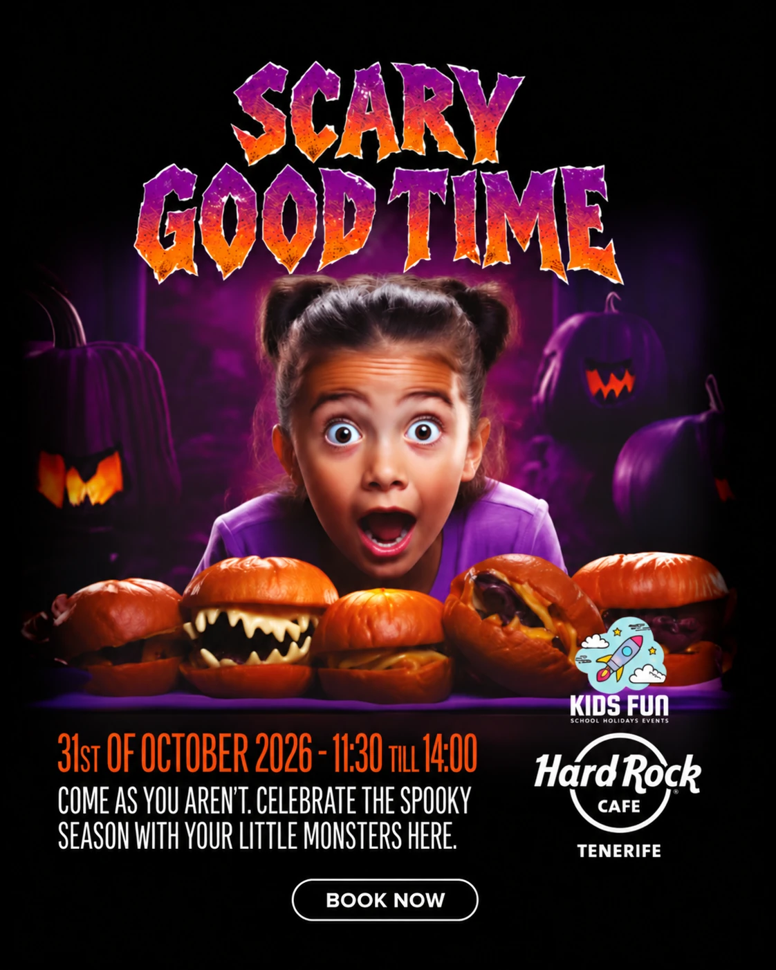 Halloween – book at Hard Rock Cafe Tenerife