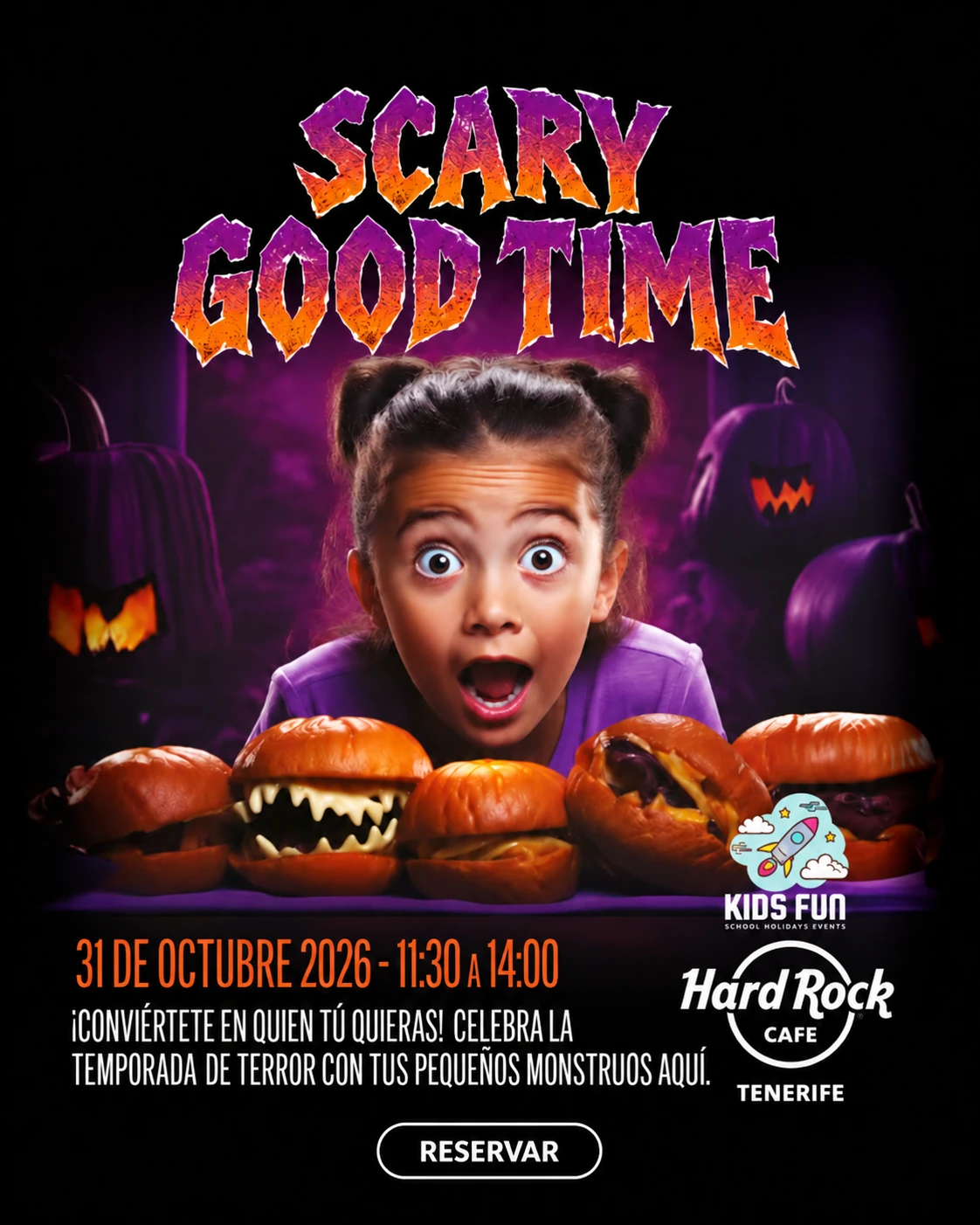 Halloween – reserva en Hard Rock Cafe Tenerife